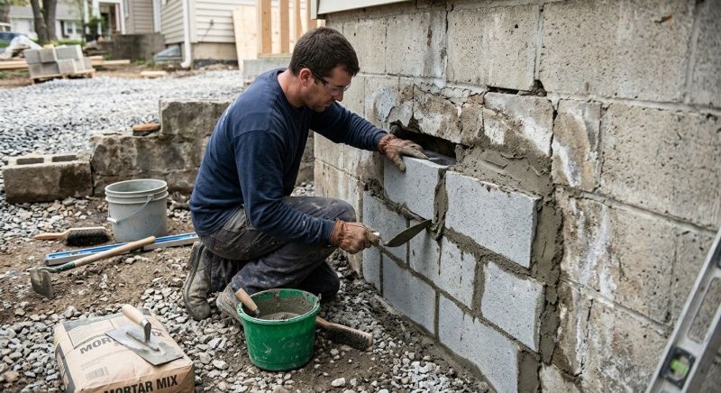 Block Wall Repair in Cleveland, OH