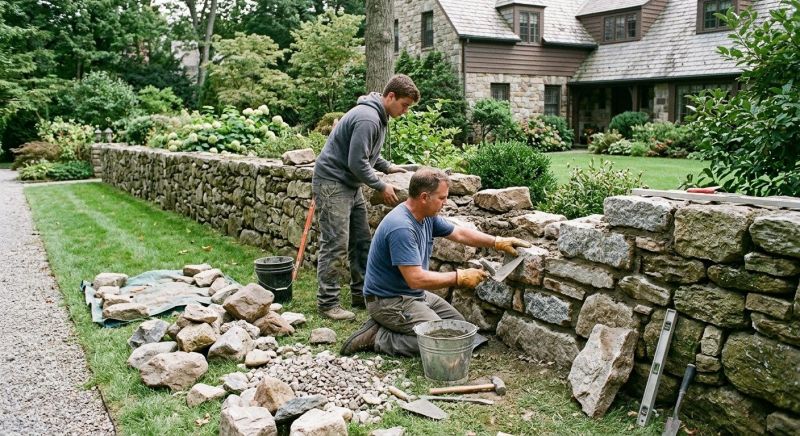 Brick Retaining Wall Repair in Cleveland, OH