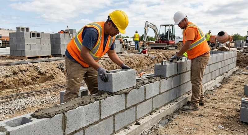 Cinder Blocks Installation in Stamford, CT