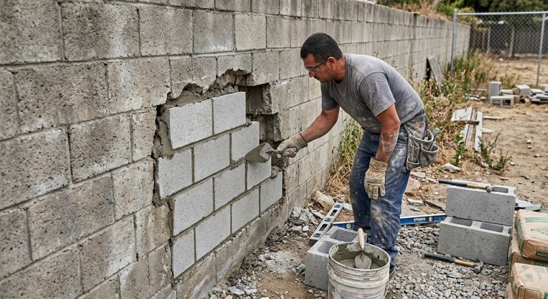Rock Wall Repair in Cleveland, OH