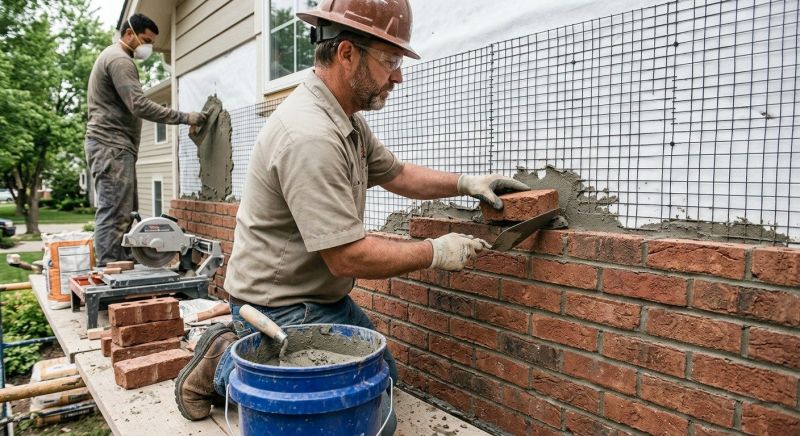 Thin Brick Installation in Napa, CA